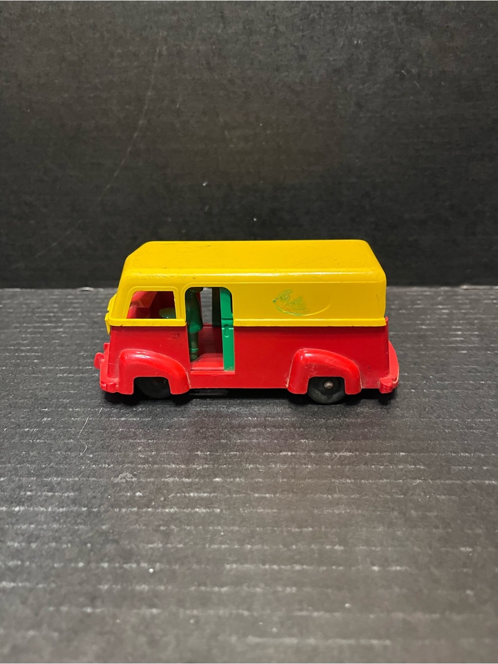 Vintage milk delivery truck Playthings van newspaper van toy Small Used